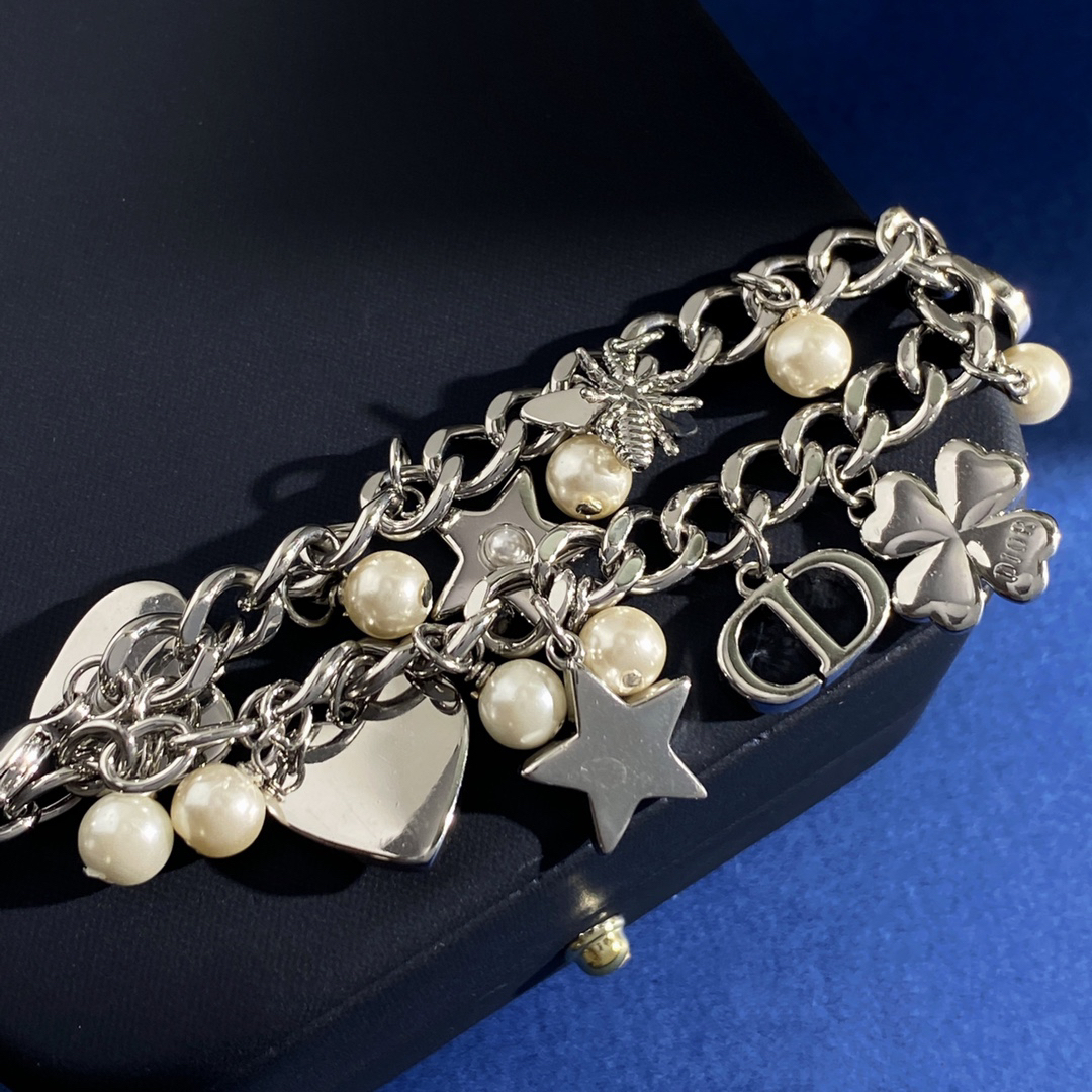 ディオール「Dior」My ABCDior ラッキーチャーム ブレスレット