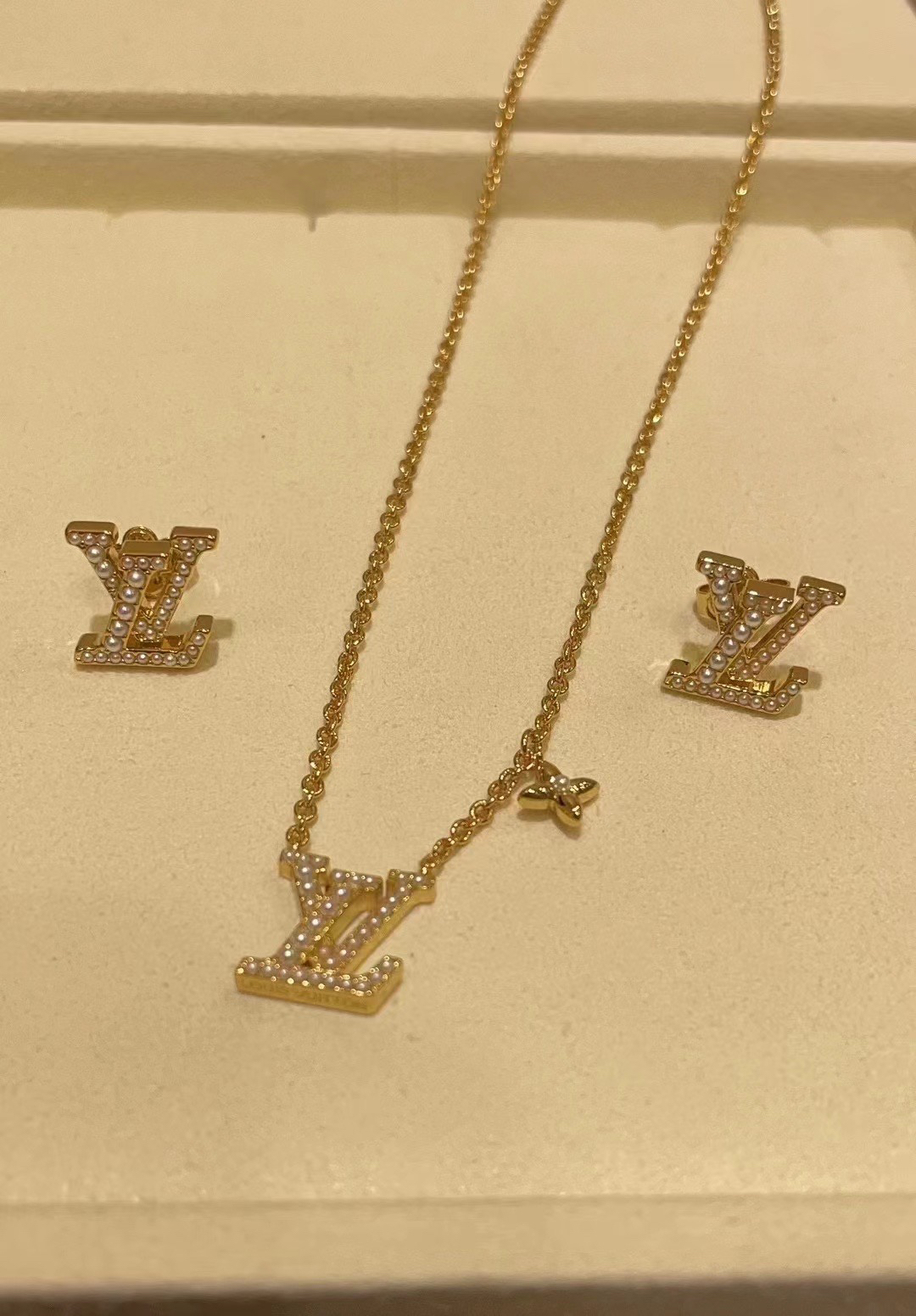 ルイ・ヴィトン「Louis Vuitton」 ICONIC ARLS ミラノティチェーンネックレス38~42CM