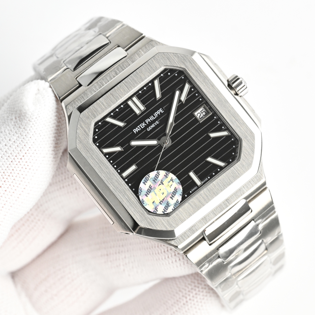 パテック・フィリップ「Patek Philippe」キュビタス 5821 クロノグラフ 腕時計45mm