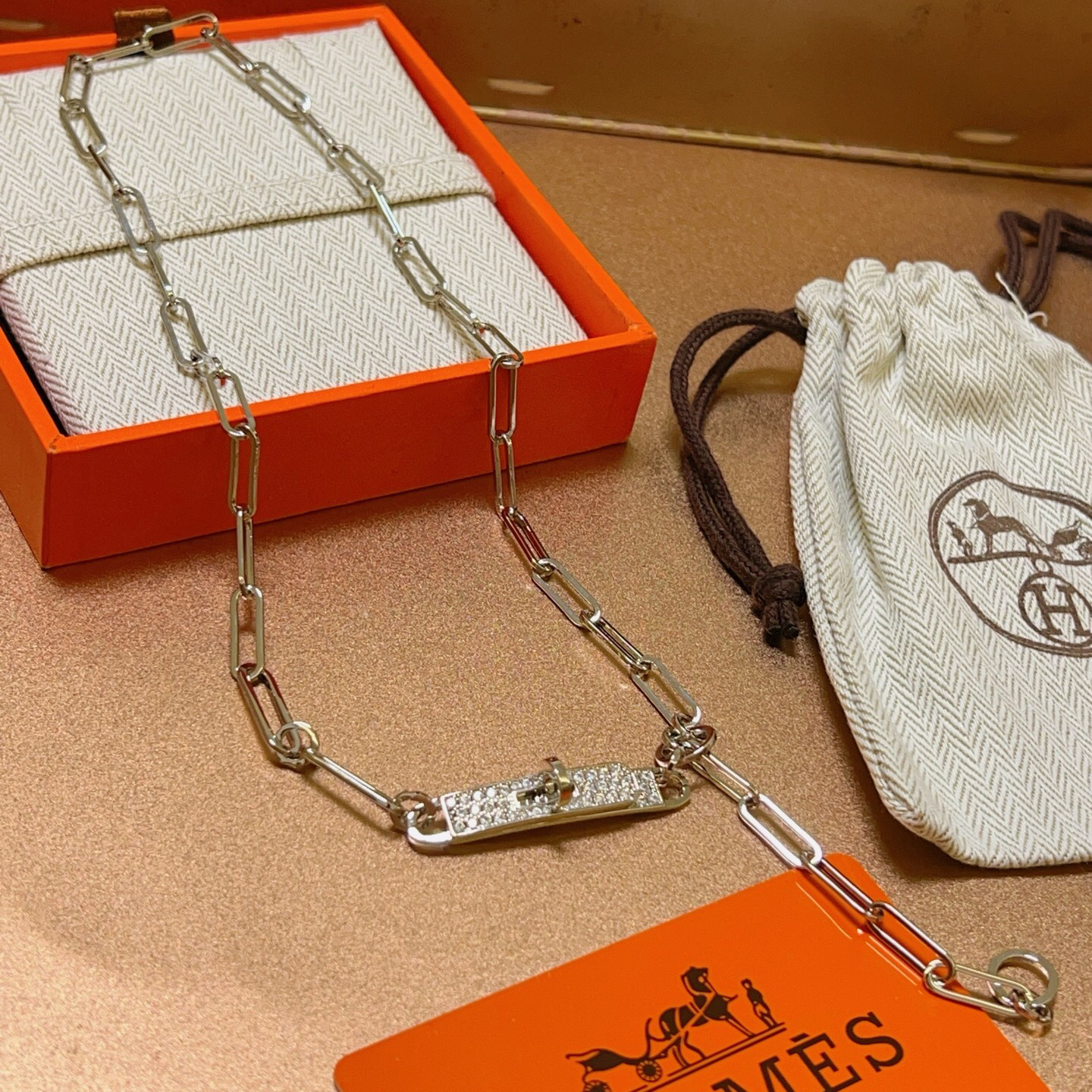 エルメス「Hermès」H Élégance ネックレス