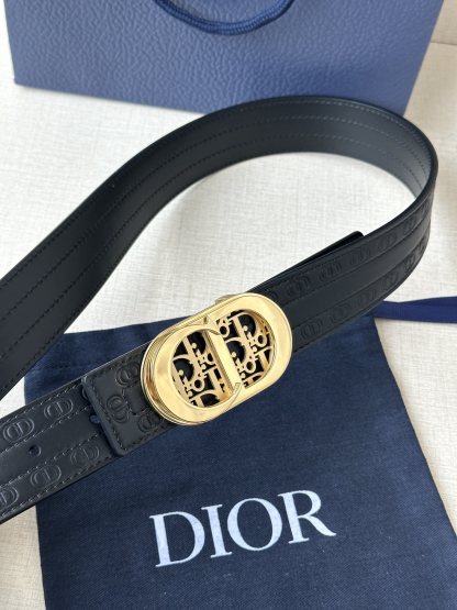 ディオール「Dior」リバーシブルベルト CDモノグラム100CM