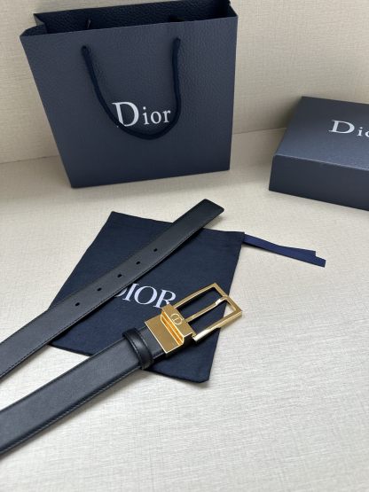 ディオール「Dior」CDアイコン リバーシブルベルト100CM