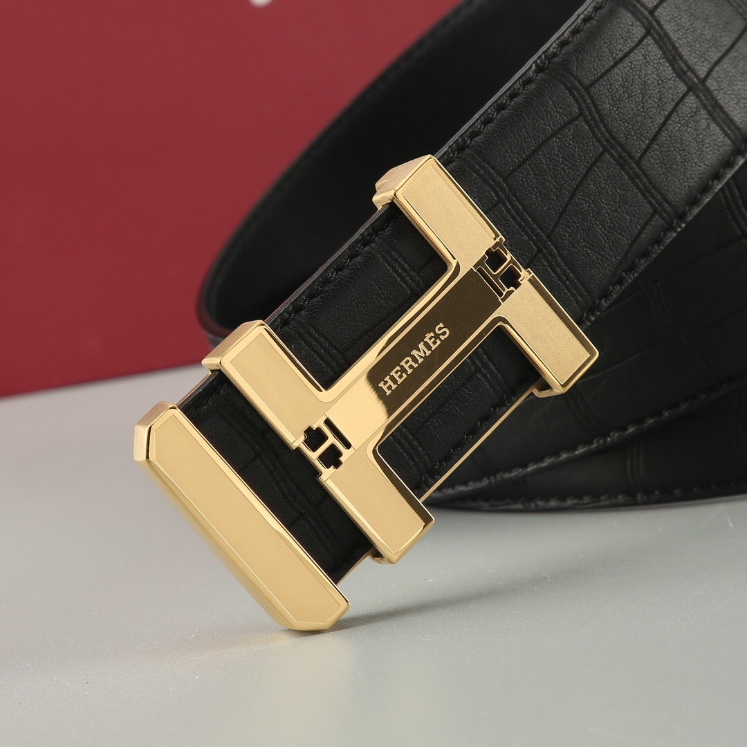 エルメス「Hermès」プレミアムスチールバックル ベルト100cm