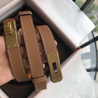 エルメス「Hermès」 Kelly Pocket 18 レザーベルト100cm