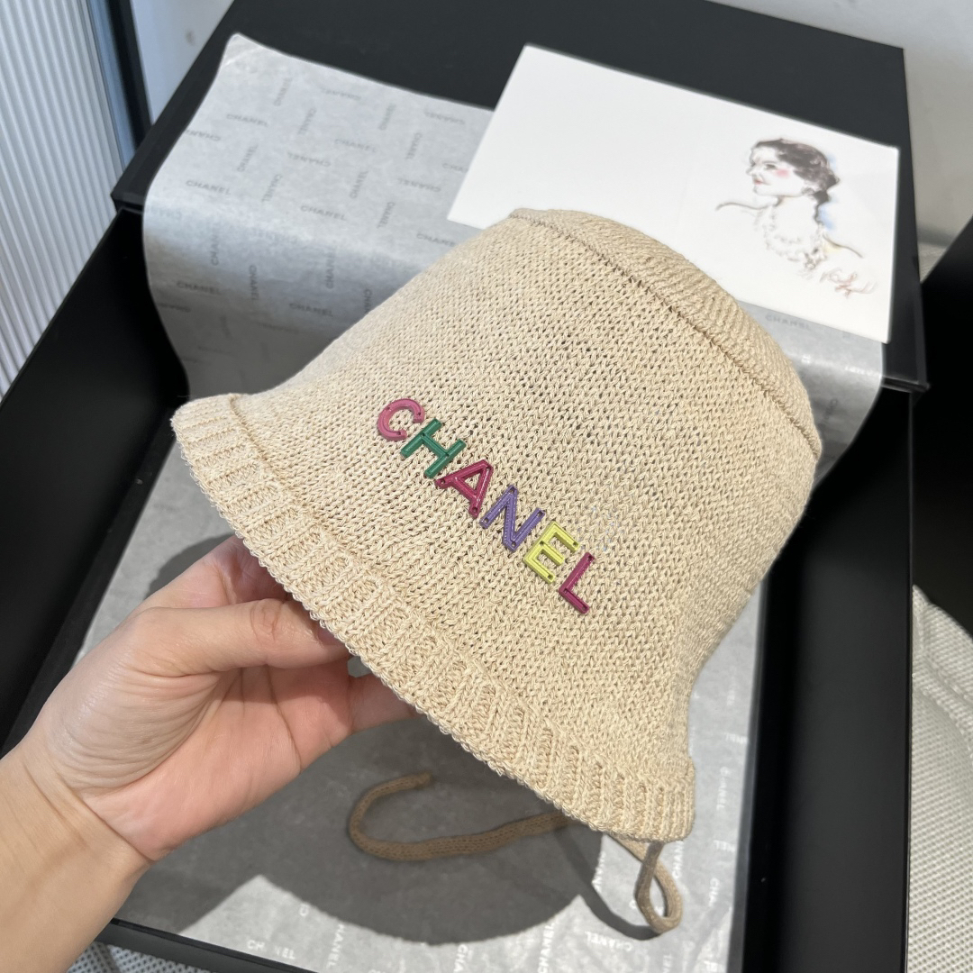 シャネル「Chanel」ニット バケットハット ハット