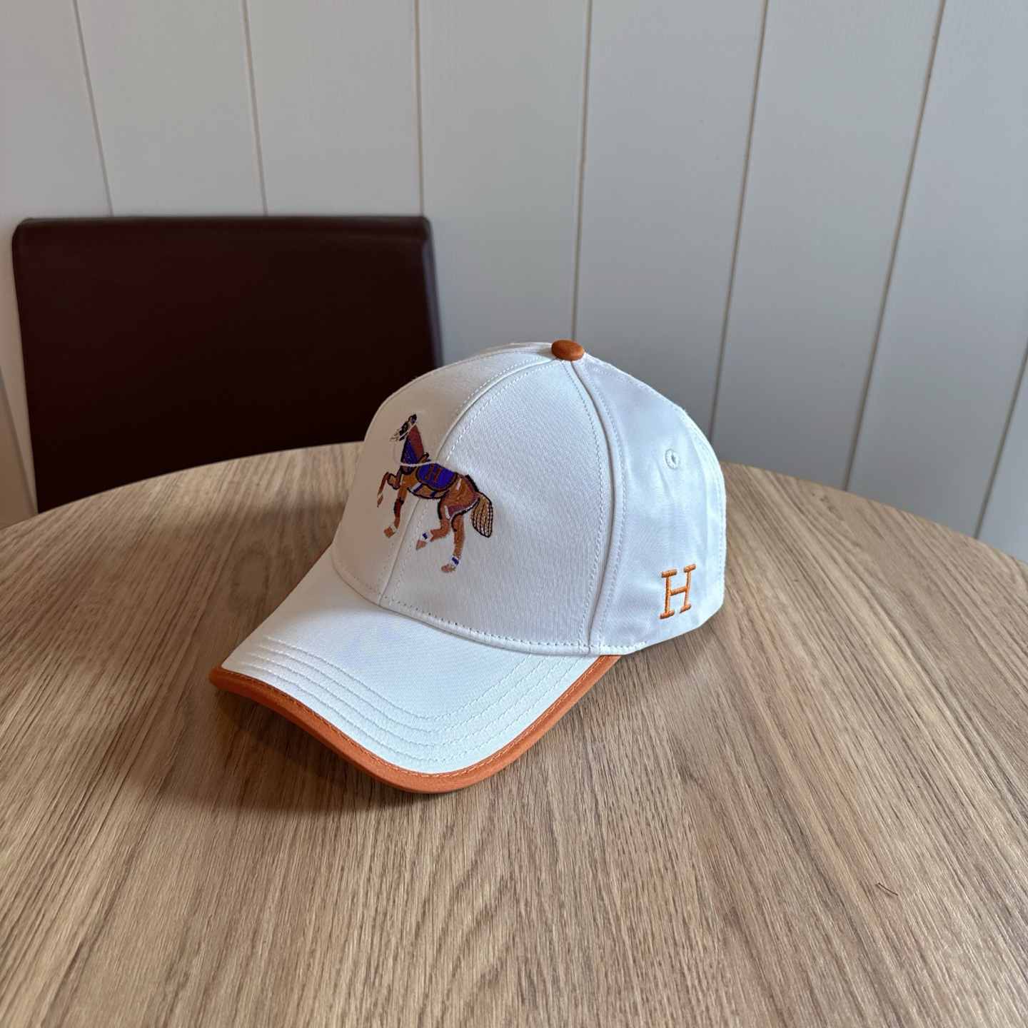 エルメス「Hermès」 Limited Edition エンブロイダリー ベースボールキャップ