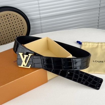 ルイ・ヴィトン「Louis Vuitton」DIMENSION 4.0 レザーベルト-ISETAN PRESTIGE CURATED