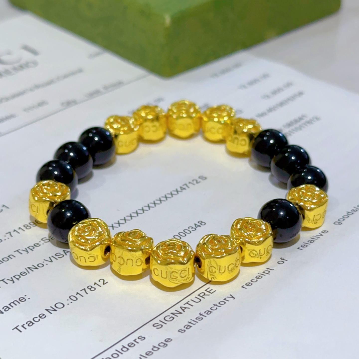 グッチ「Gucci」 アンガー・フォレスト ダブルG レトロ ブレスレット