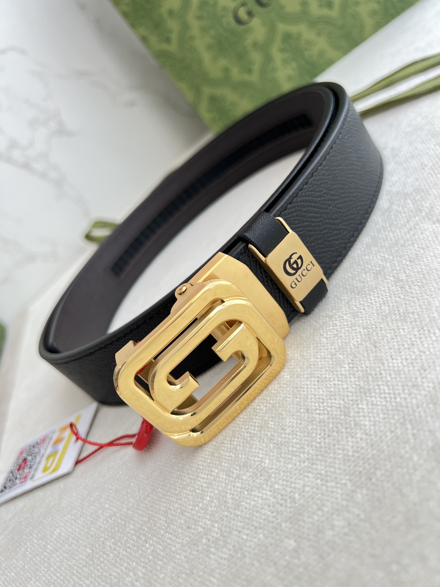 グッチ「Gucci」ダブルフェイス オートマチック ベルト100CM