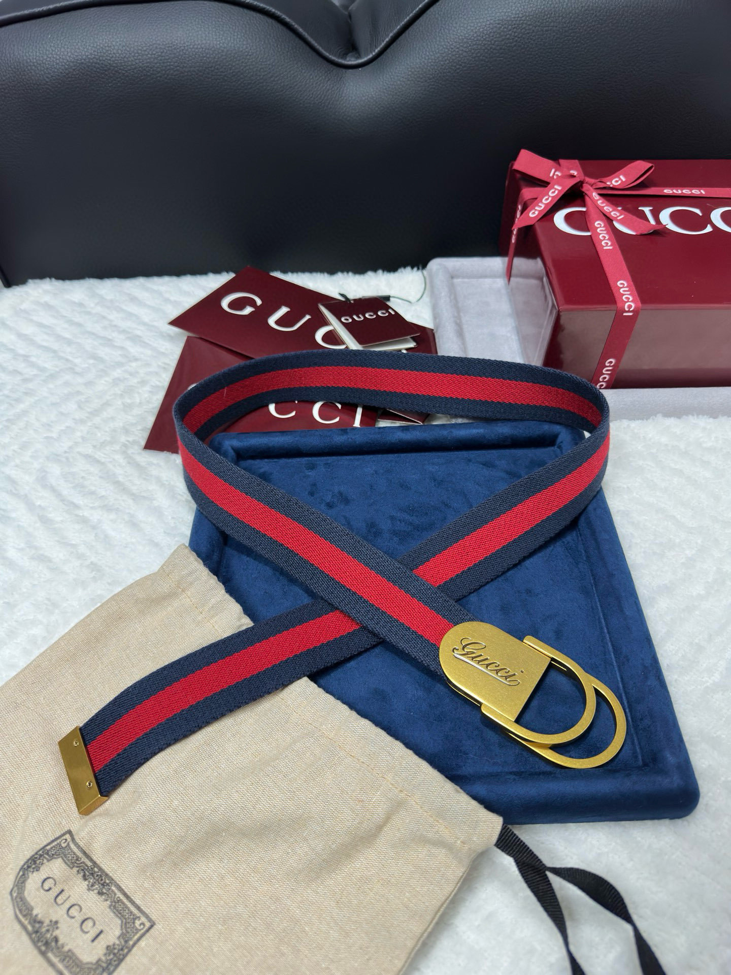 グッチ「Gucci」1955 ホースビット レザーベルト100CM