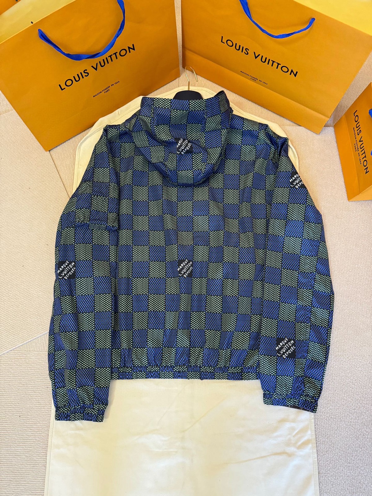 ルイ・ヴィトン「Louis Vuitton」DAMIER 双面防风夹克 アウター