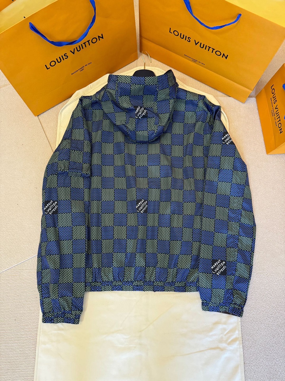 ルイ・ヴィトン「Louis Vuitton」DAMIER 双面防风夹克 アウター