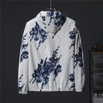 ルイ・ヴィトン「Louis Vuitton」2024秋冬 クラシックロゴ ラウンドネックジャケット メンズアウター