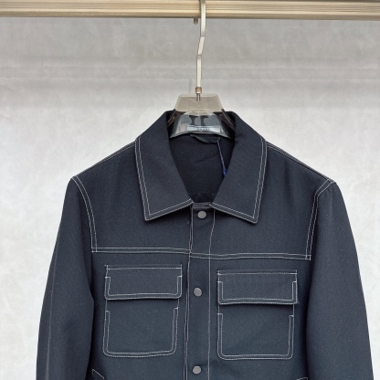 プラダ「Prada」2024秋冬 メンズ スタンドカラージャケット
