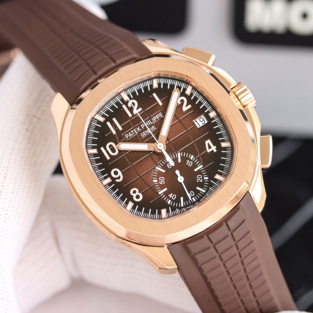 パテック フィリップ「Patek Philippe」メンズ マルチファンクション メカニカルウォッチ アクアノート 5968A-001 42MM