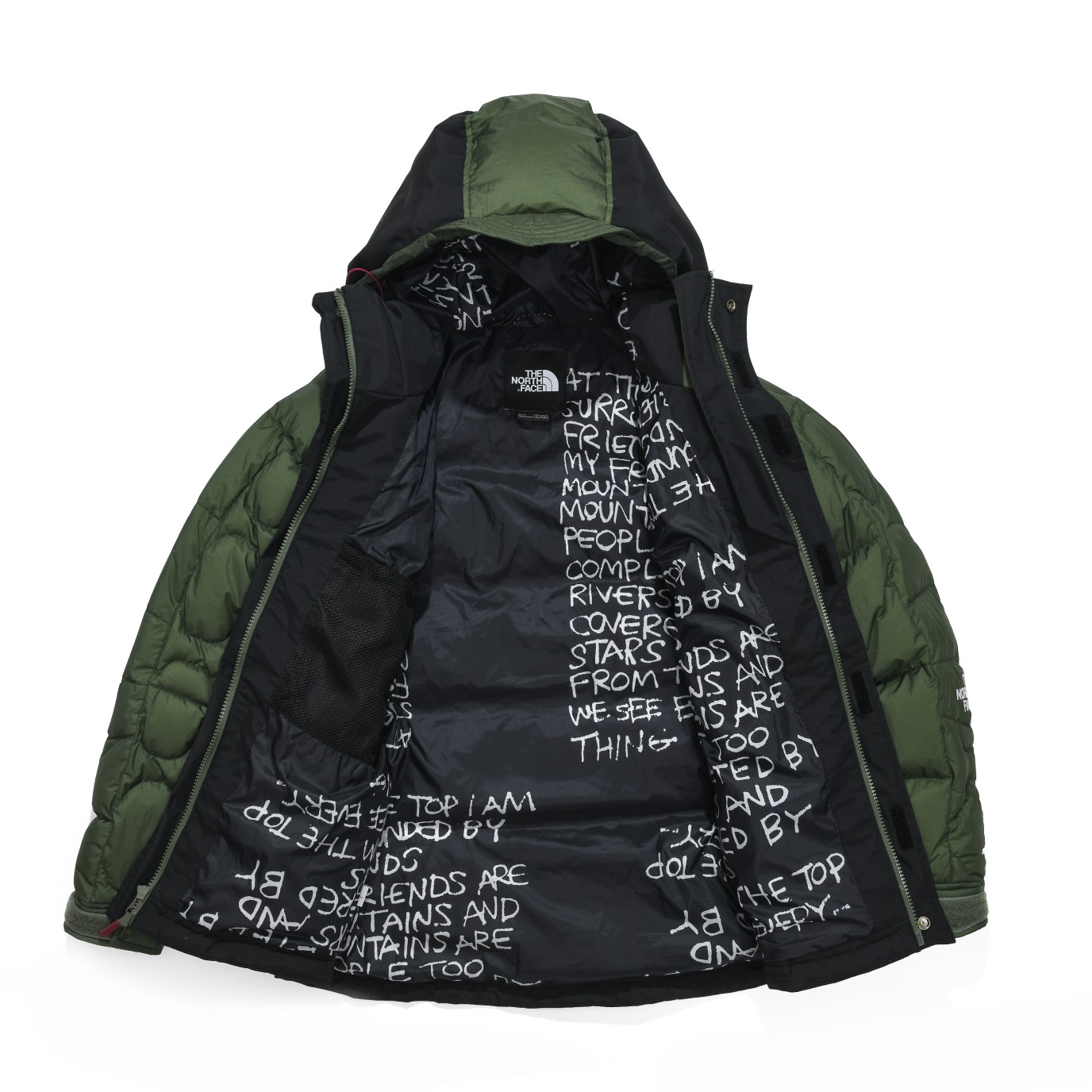 ザ・ノースフェイス「The North Face」UE ブラックラベル カラーブロック ダウンジャケット