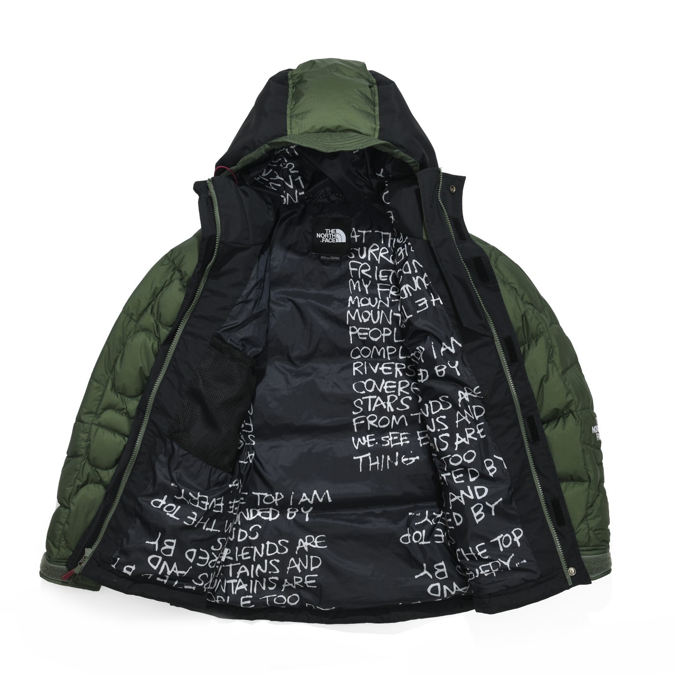 ザ・ノースフェイス「The North Face」UE ブラックラベル カラーブロック ダウンジャケット