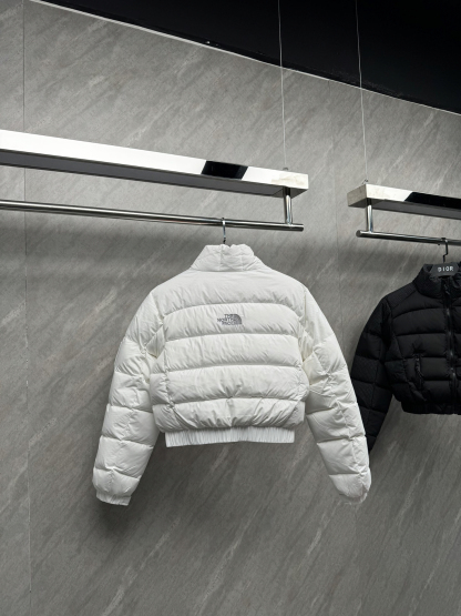 ザ・ノースフェイス「The North Face」アメリカンスタイル ショート パッチワーク ダウンジャケット