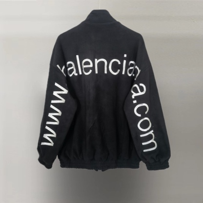 バレンシアガ「Balenciaga」‌2025年秋冬新作 URLエンブロイダリー ロゴジャケット