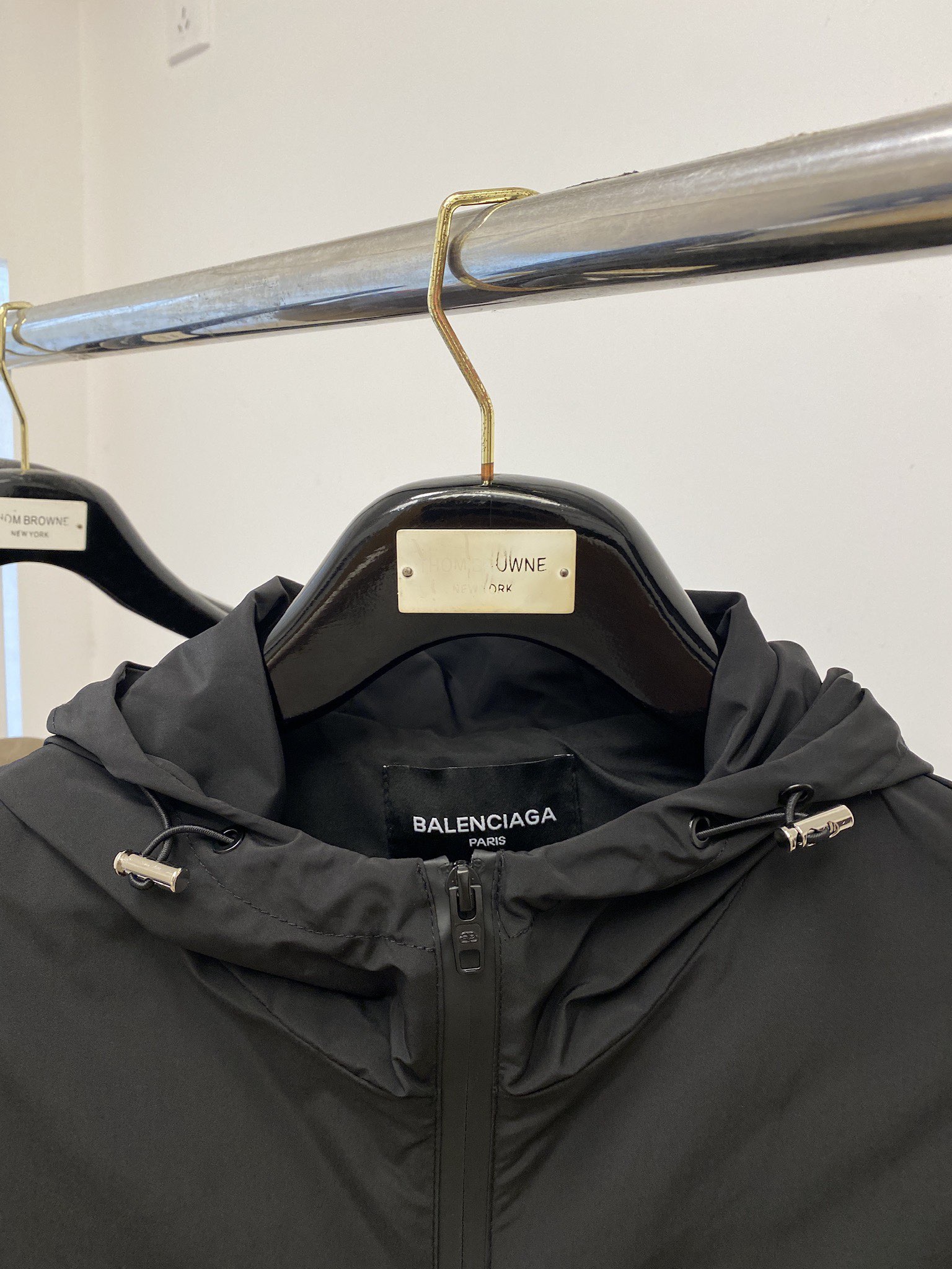 バレンシアガ「Balenciaga」2024年春夏 フレームロゴ デニムジャケット