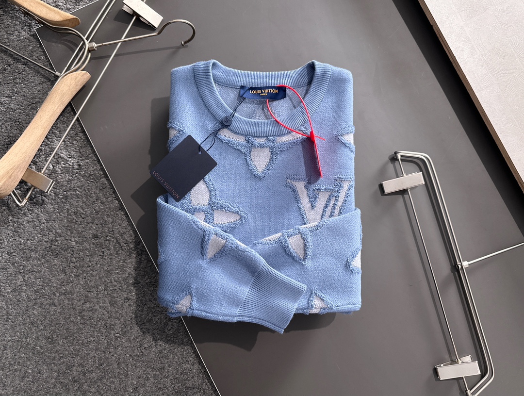 ルイ・ヴィトン「Louis Vuitton」秋冬 メンズ  クルーネックニット