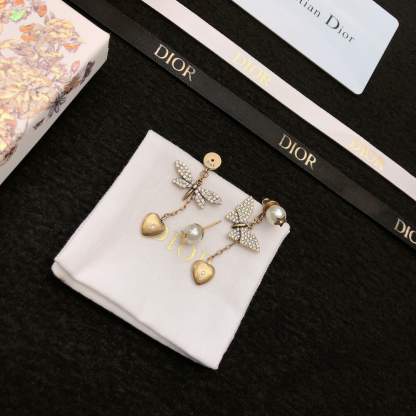 ディオール「Dior」J'ADIOR フルダイヤモンド イヤリング