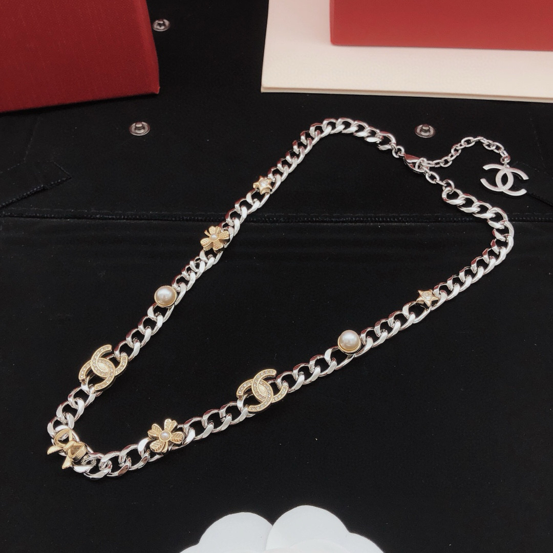 シャネル「Chanel」Ruban ビジョワール ネックレス42cm