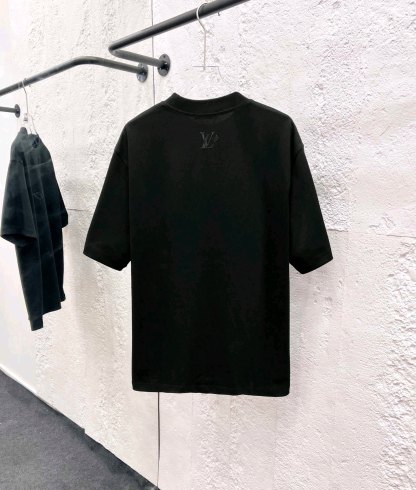 ルイ・ヴィトン「Louis Vuitton」ハイネックプレミアムコットン半袖Tシャツ