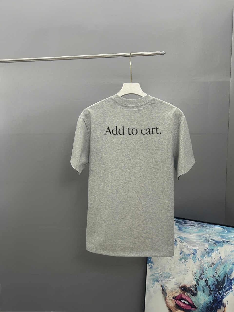 バレンシアガ「Balenciaga」クラシック プリント クルーネックTシャツ