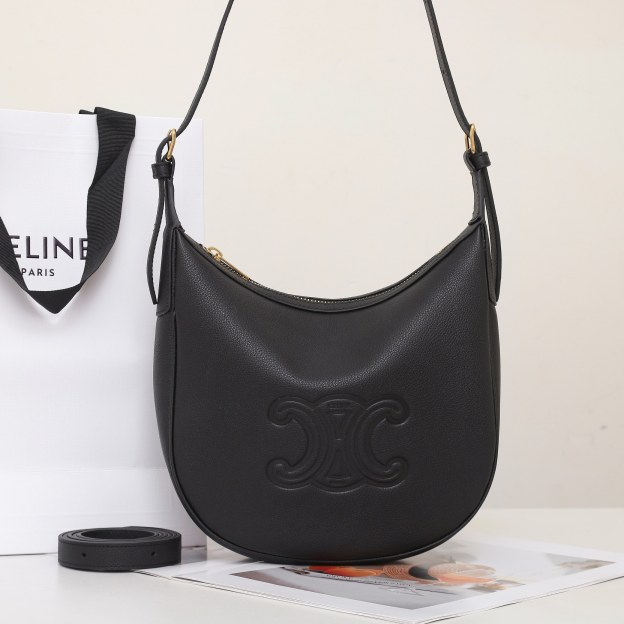 セリーヌ「Celine」Triomphe Canvas ホボショルダーバッグ