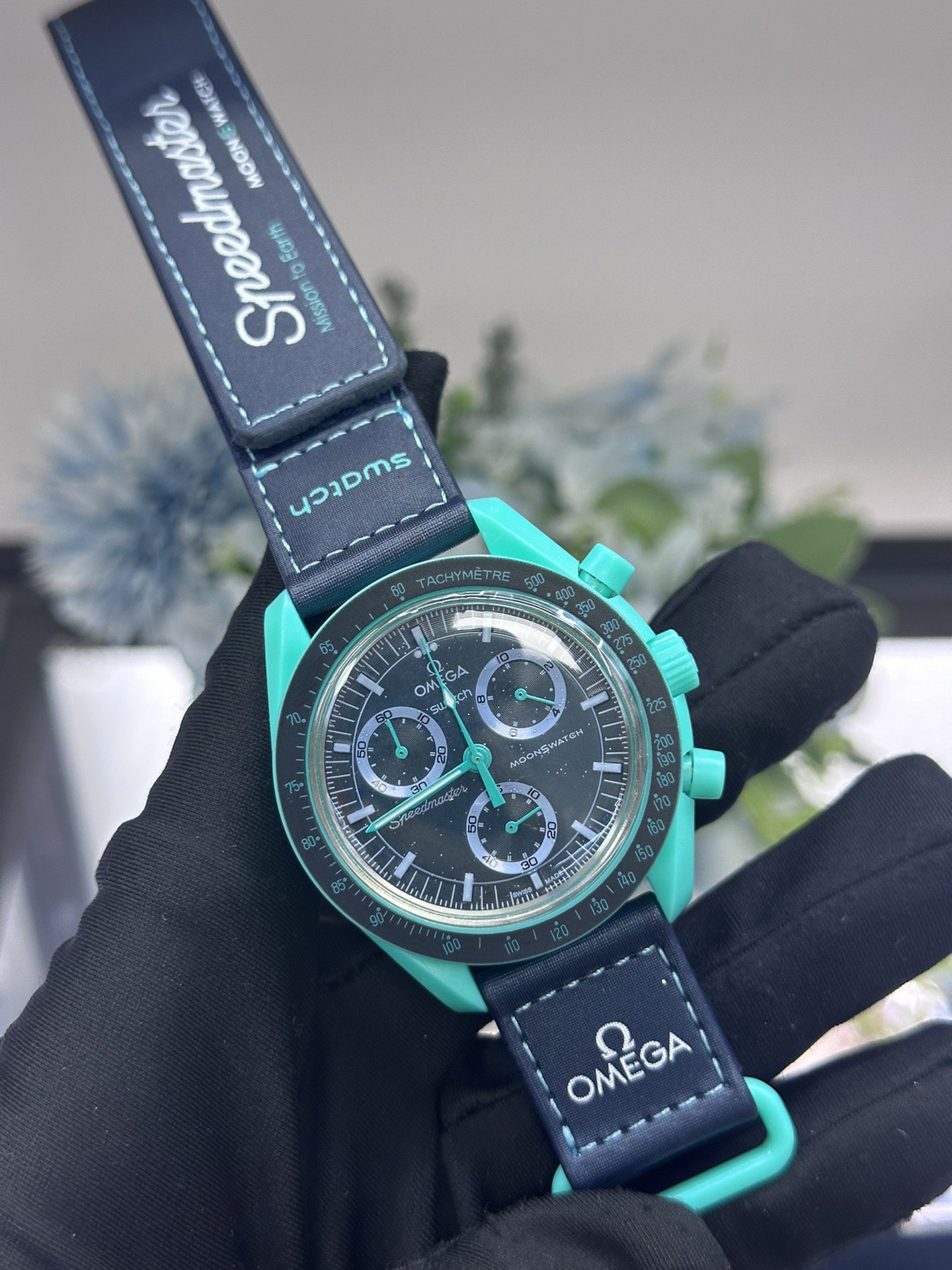 スウォッチ「Swatch」OMEGA MoonSwatch MISSION TO THE MOONPHASE腕時計42MM