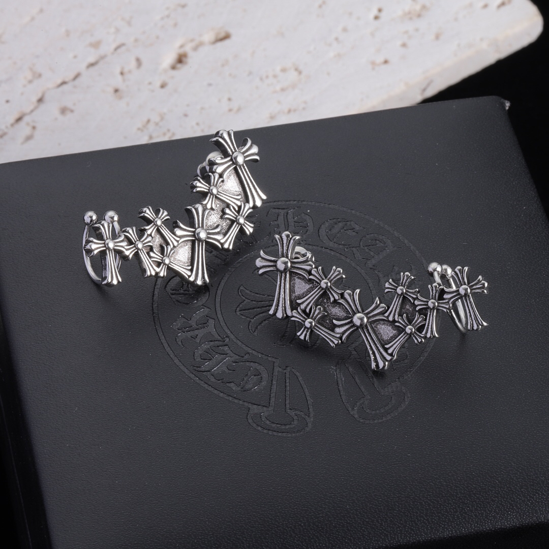クロムハーツ「Chrome Hearts」クロムハーツ イヤーカフ＆ピアスセット S925 イヤージュエリー