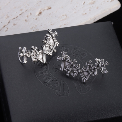クロムハーツ「Chrome Hearts」クロムハーツ イヤーカフ＆ピアスセット S925 イヤージュエリー
