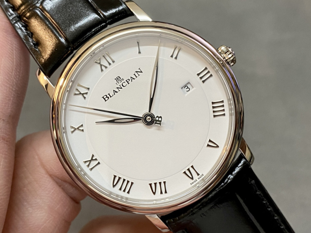 ブランパン「Blancpain」ヴィルレ クラシック エナメルダイアルメンズウォッチ40mm