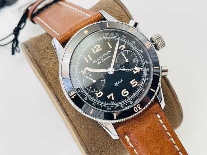 ブランパン「Blancpain」エアーコマンド クロノグラフ自動巻きフライバック パイロットウォッチ42.5mm