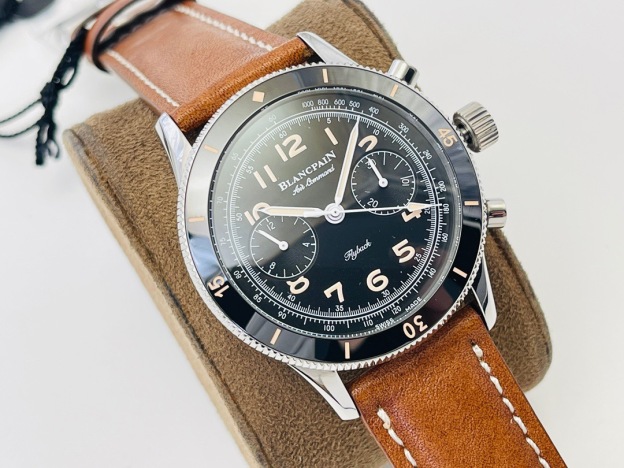 ブランパン「Blancpain」エアーコマンド クロノグラフ自動巻きフライバック パイロットウォッチ42.5mm