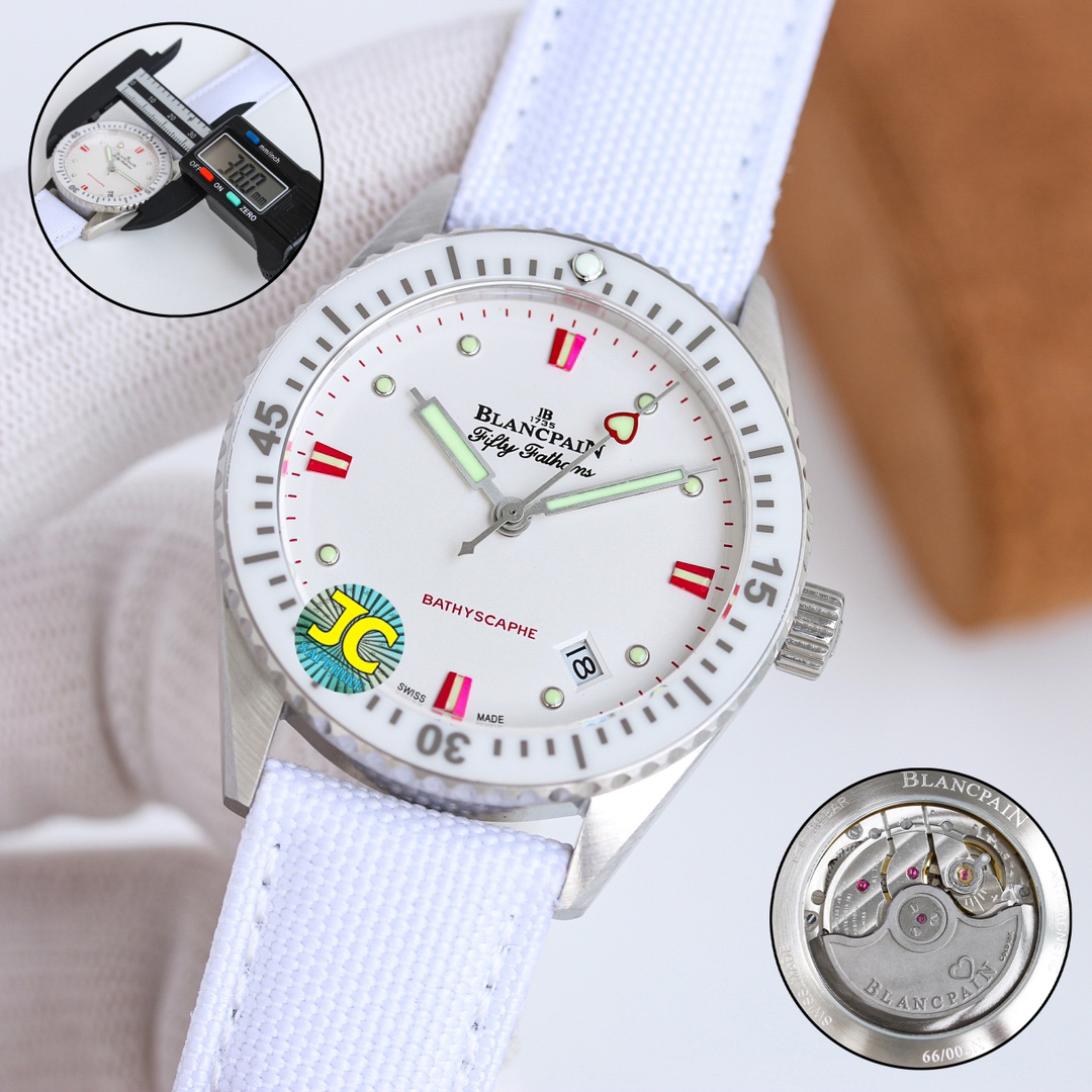 ブランパン「Blancpain」フィフティ・ファゾム バチスカーフセラミック 自動巻きダイバーズウォッチ40.3mm