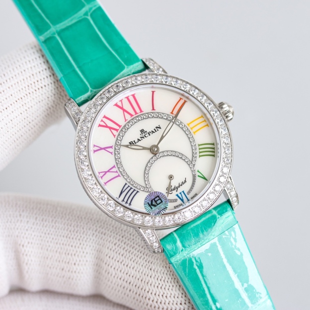 ブランパン「Blancpain」レディバード ダイヤモンドボール自動巻きレディースウォッチ34.9mm