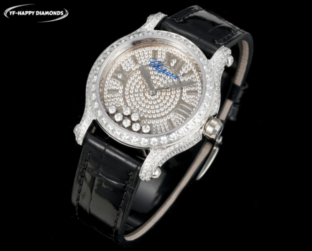 ショパール「Chopard」ハッピーダイヤモンド レインボーレディース ジュエリーウォッチ36mm