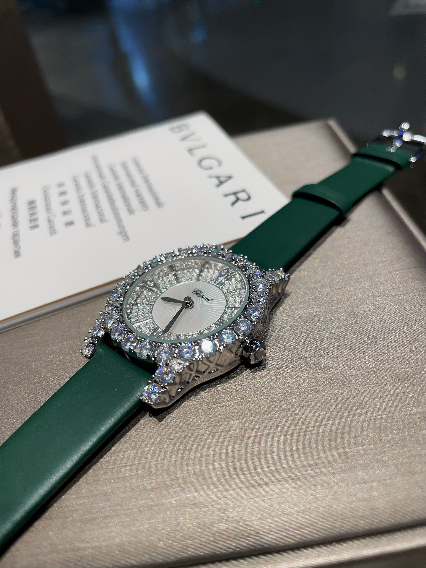 ショパール「Chopard」ハッピーダイヤモンドジュエリーウォッチ36mm