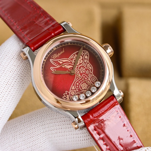 ショパール「Chopard」ハッピーダイヤモンド ウサギレディースウォッチ30mm