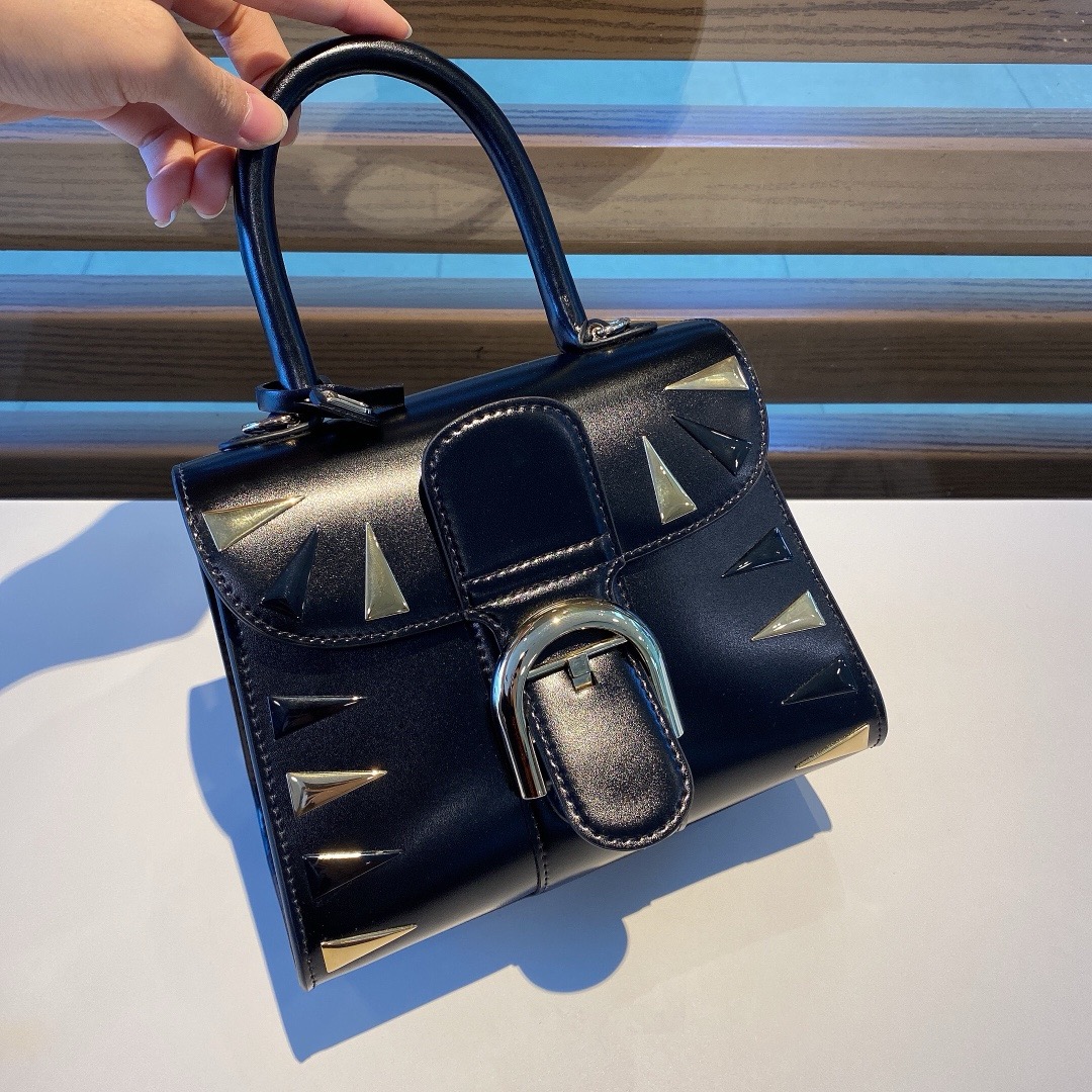 デルヴォー「Delvaux」Brillant Box ダブルリング ハンドバッグ