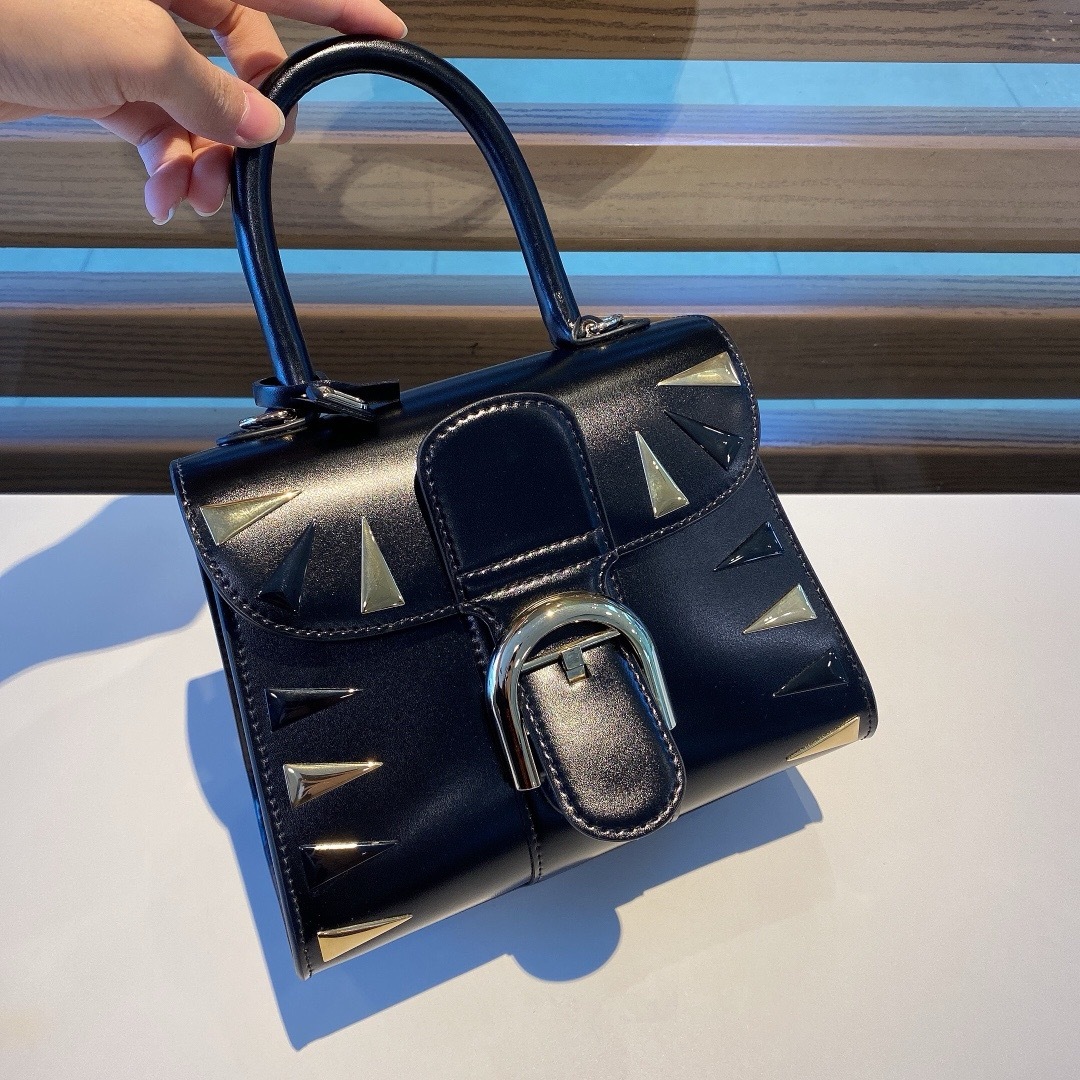 デルヴォー「Delvaux」Brillant Box ダブルリング ハンドバッグ