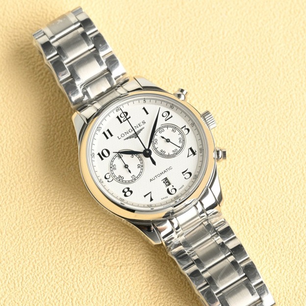 ロンジン「Longines」マスターコレクション クロノグラフ メンズウォッチ 42mm