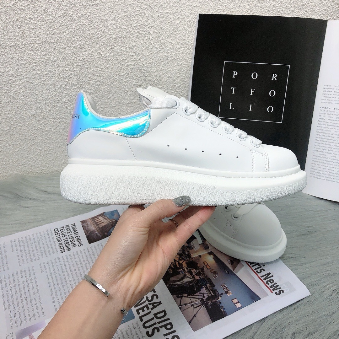 アレキサンダー・マックイーン［Alexander McQueen］Oversized Sneaker "Fluffy-Trim White" スニーカー