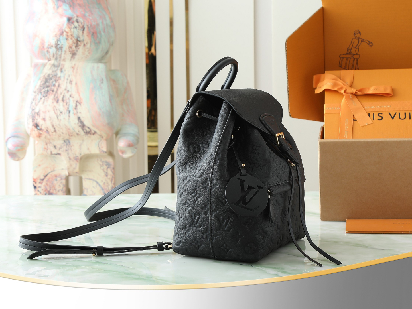 ルイ・ヴィトン「Louis Vuitton」MONTSOURIS バックパック Monogram Empreinte