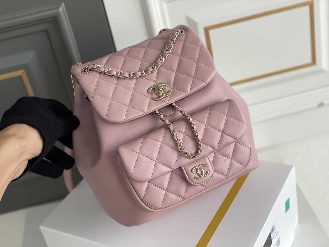 シャネル「Chanel」DUMA チェーンショルダーバッグ スモール レザー