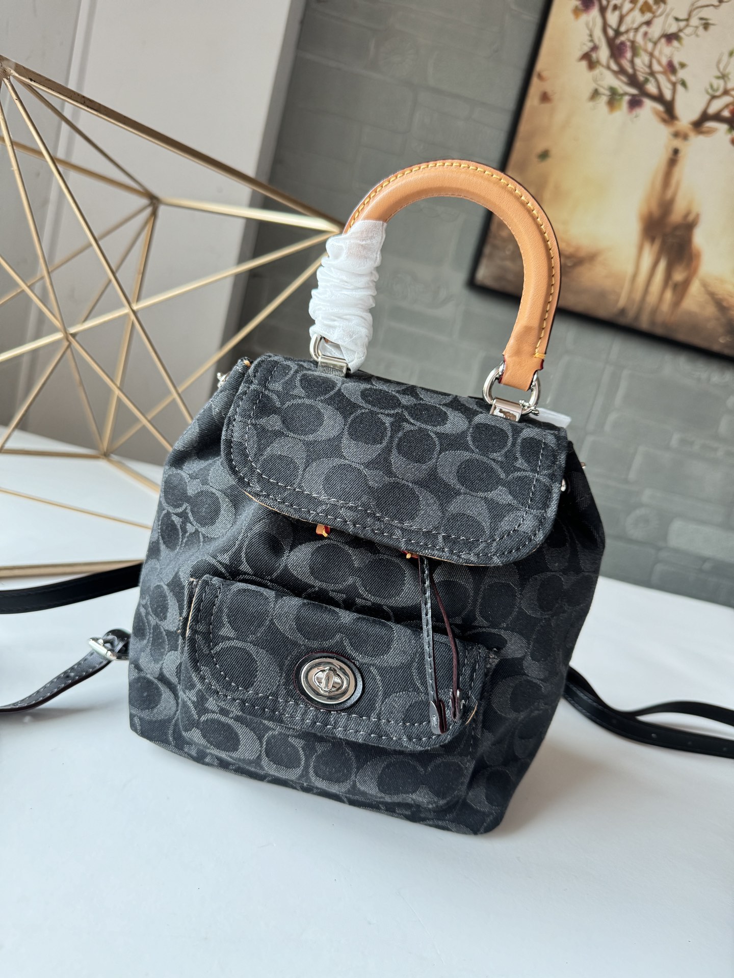 コーチ「Coach」Riya 21 デニム バックパック