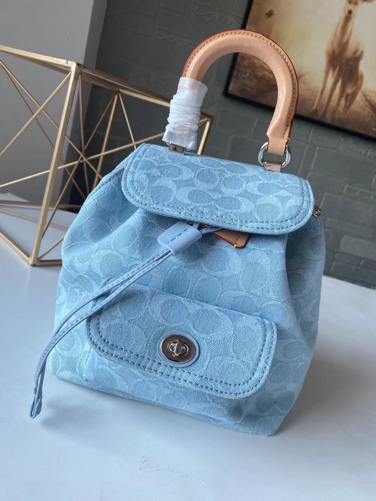 コーチ「Coach」Riya 21 デニム バックパック