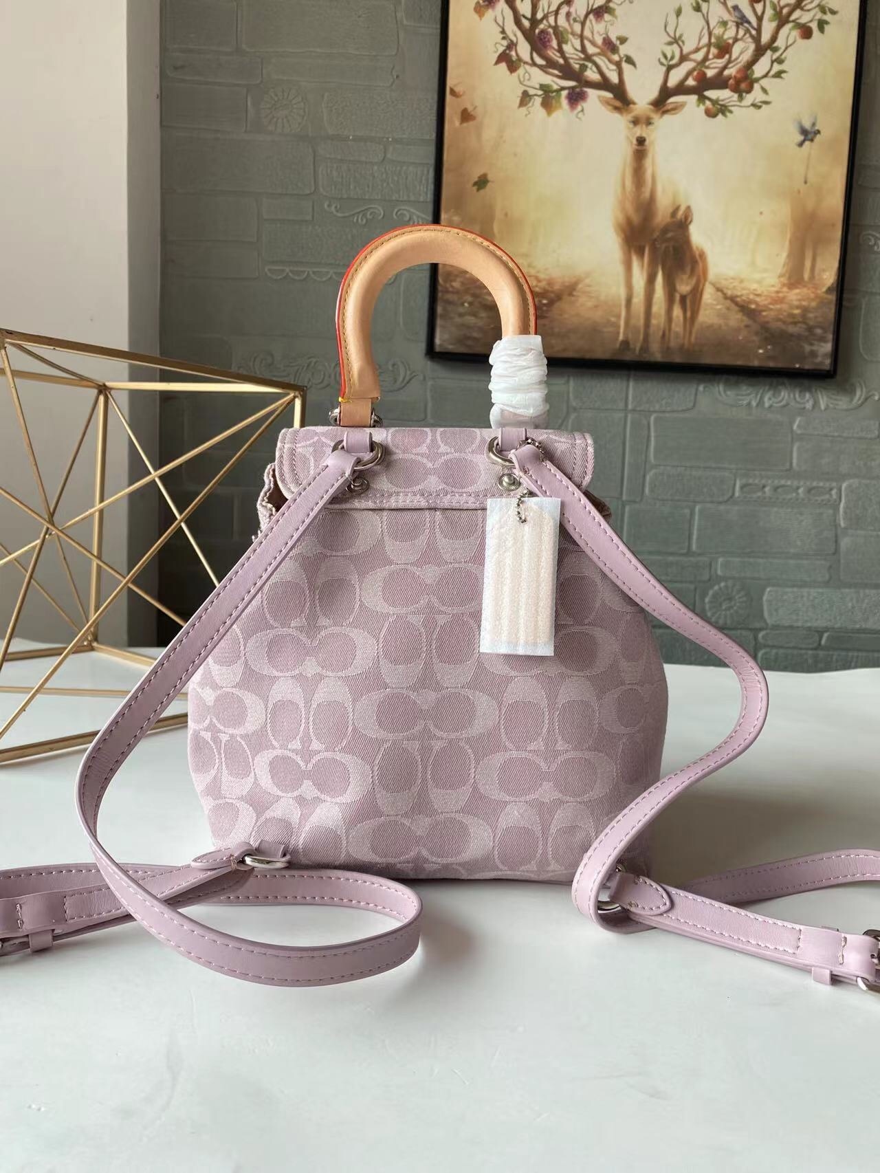 コーチ「Coach」Riya 21 デニム バックパック